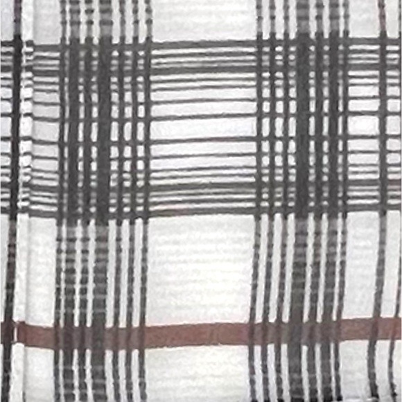 Ann Taylor Loft Petite Sheer Plaid Blouse - Picture 9 of 13